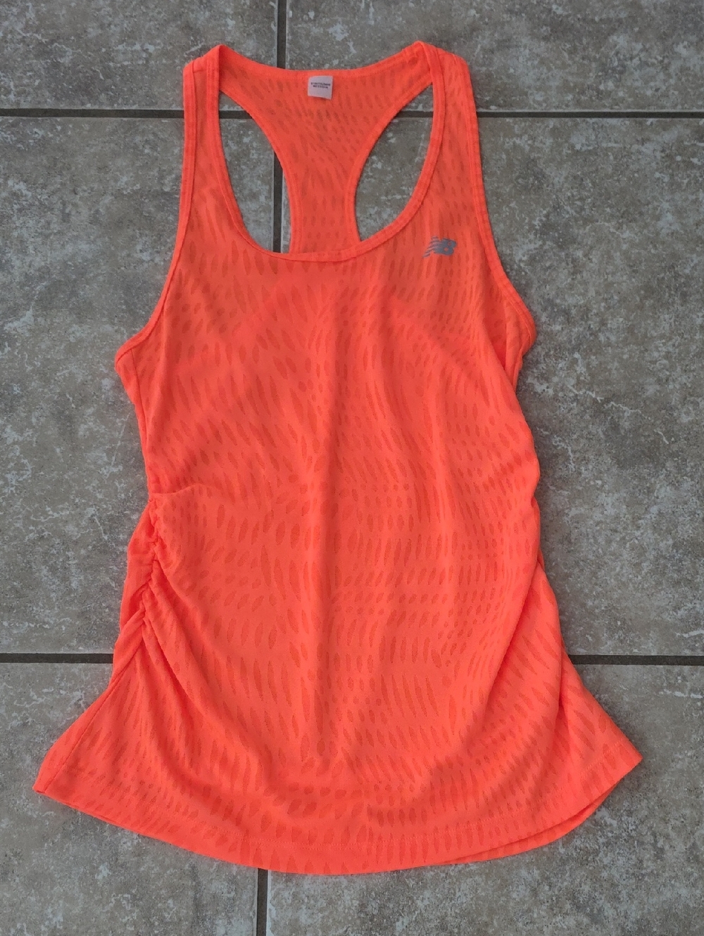 New Balance Women's Bright Orange Racerback Tank